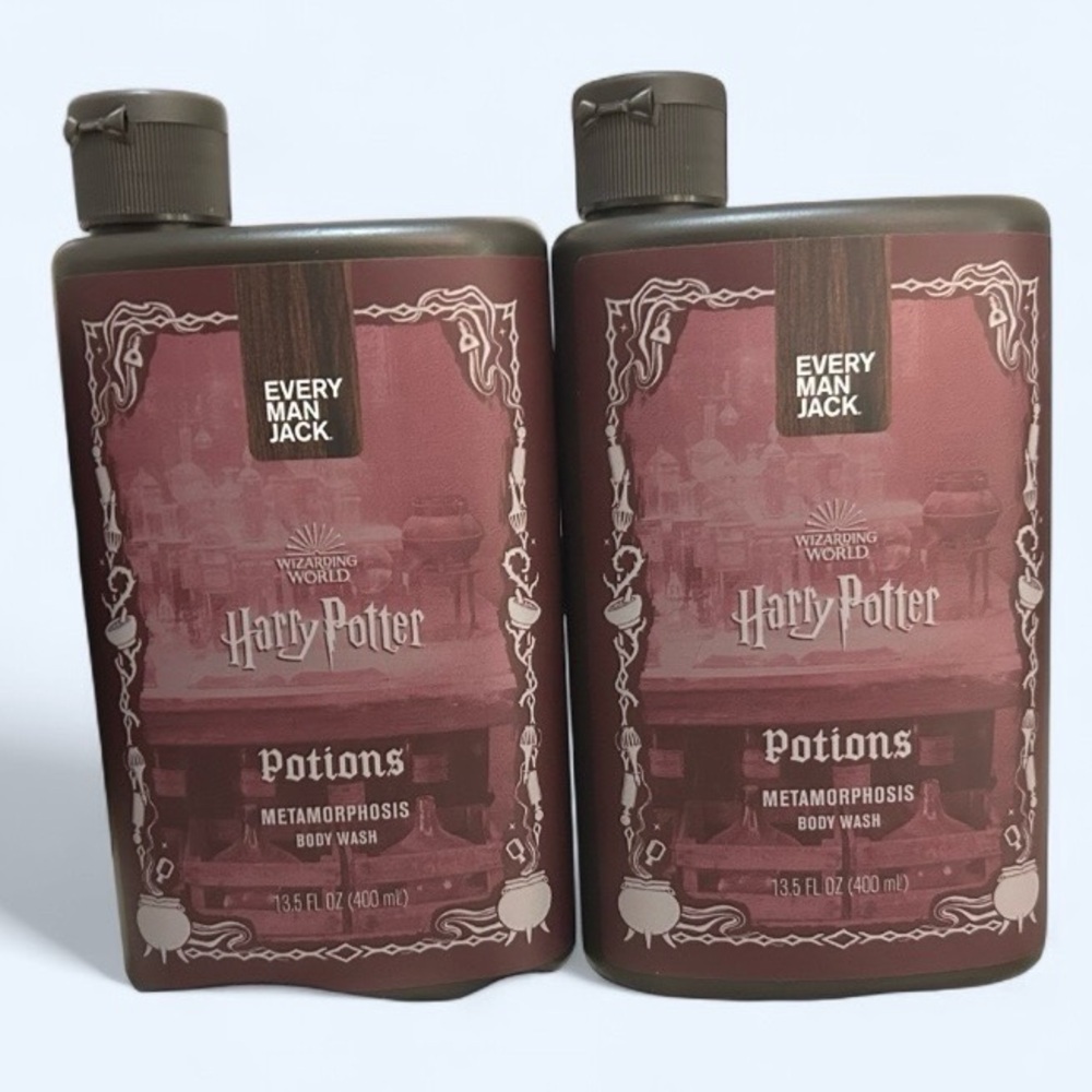 Every Man Jack x Harry Potter Potions Body Wash Set (2-Pack) Metamorphosis (NEW) - Picture 2 of 9